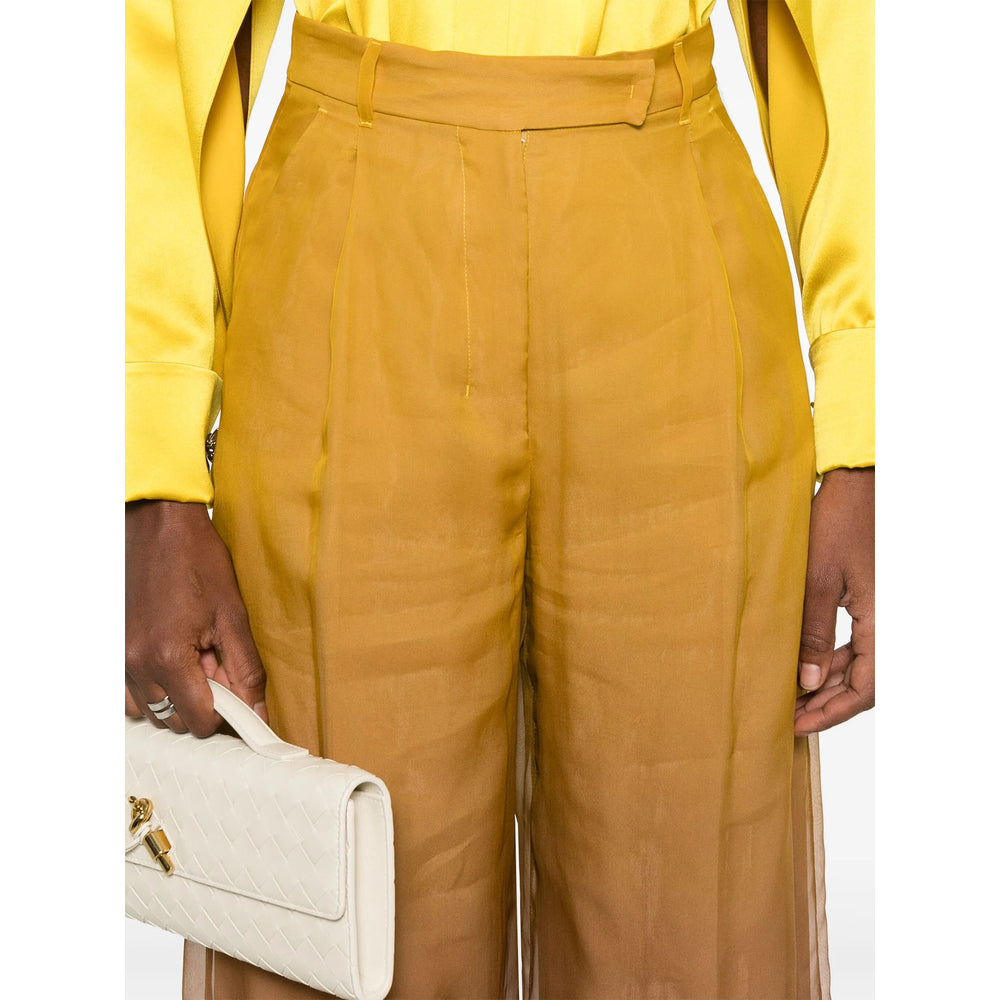 Max Mara Pianoforte Pantaloni - Giallo | d8327c8e7b0d5658bb699564e46ace21be8c46f9