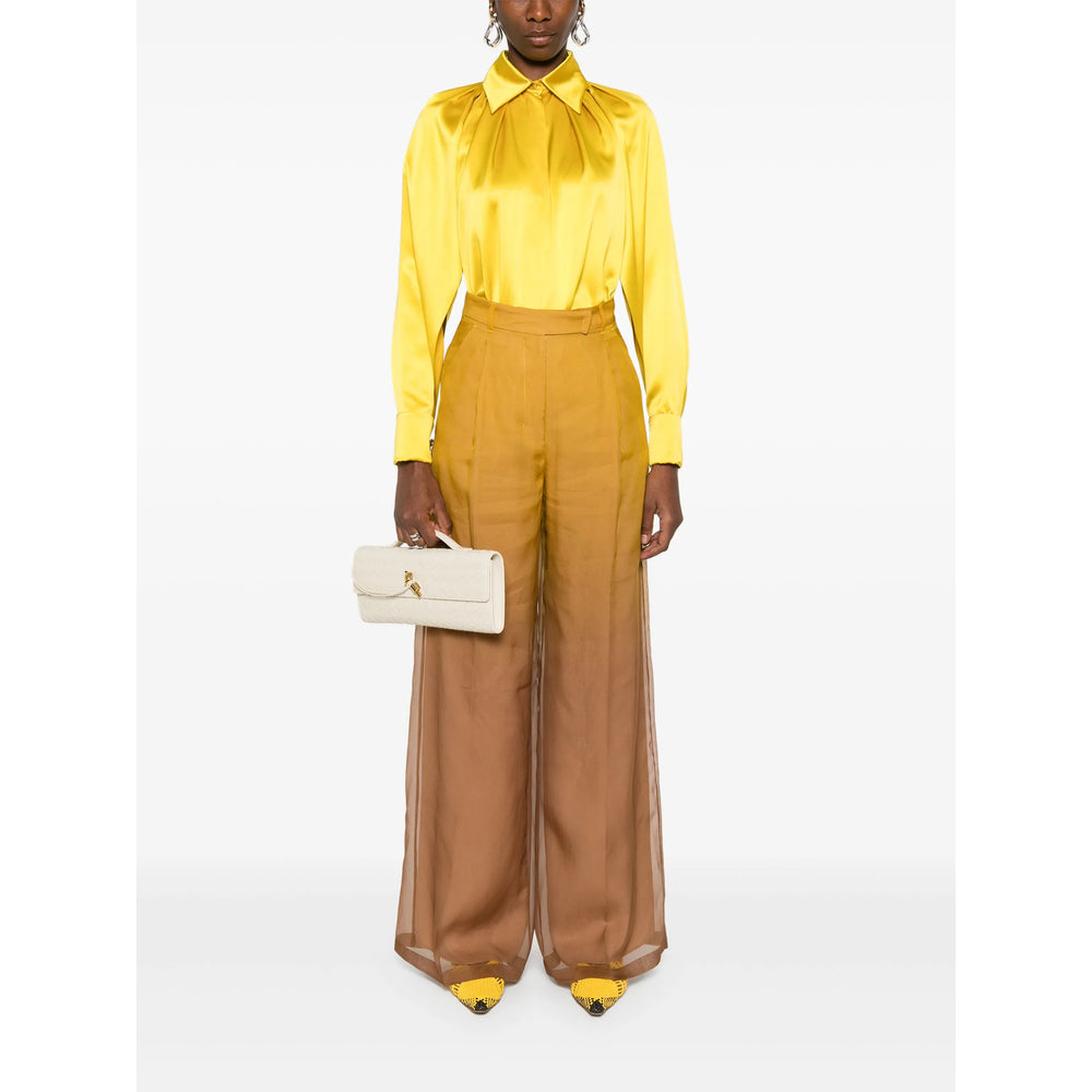 Max Mara Pianoforte Pantaloni - Giallo | 1e7607ec5f5a730b4a5455cf4d475f14ebf51c53