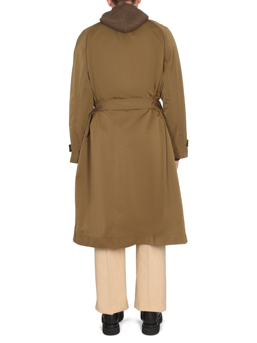 Bottega Veneta Trench e Impermeabili - Military Green | 845ac48ae448239f82a097d96cf4564a06fa83f0