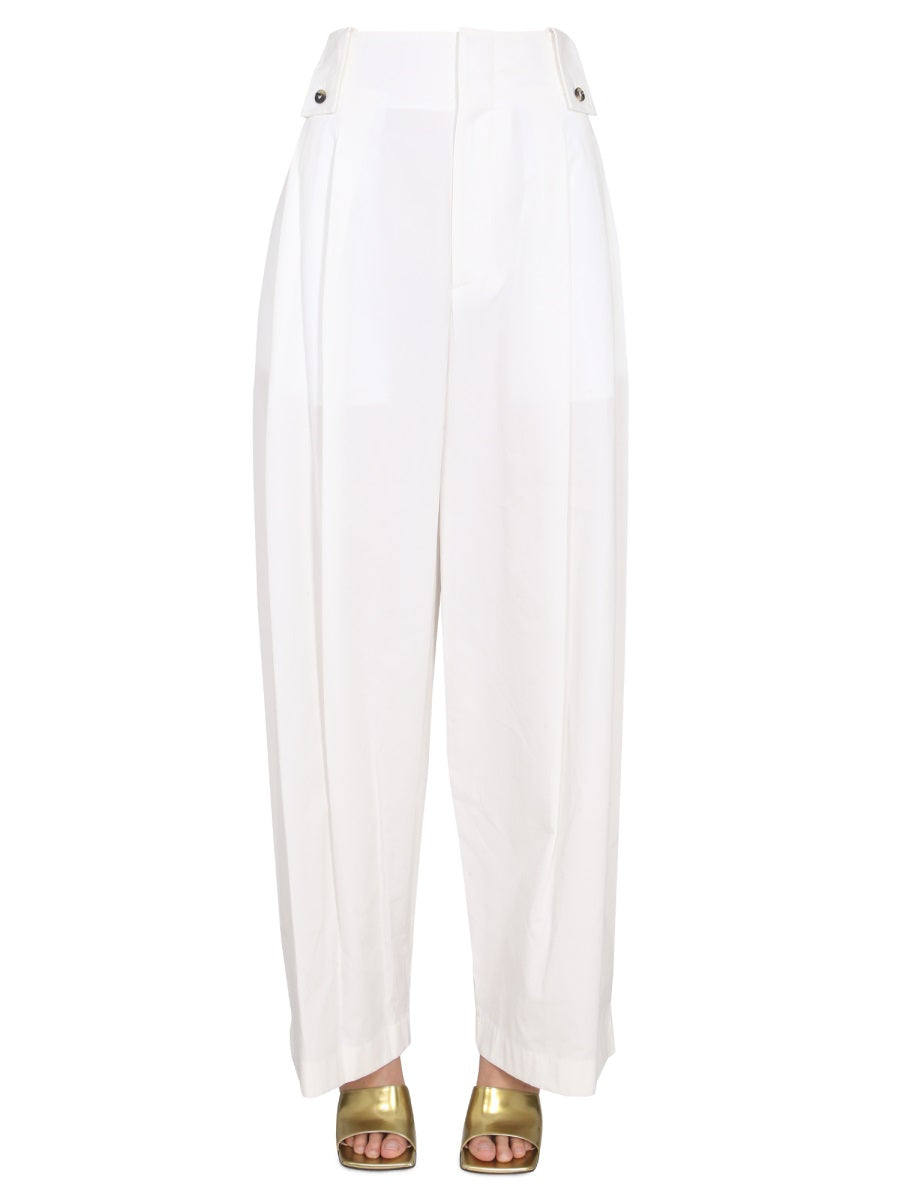 Bottega Veneta Pantaloni - Ivory | 98e7af72fa5d9ccc451631bc748cfe47cd049591