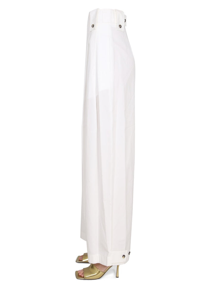 Bottega Veneta Pantaloni - Ivory | 9e0e46b806248f2ed694c7f9cfe83d51188dc505