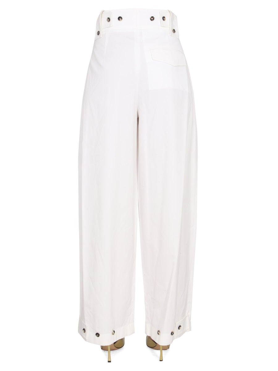 Bottega Veneta Pantaloni - Ivory | 48b0fd60d7b23e778fd8ab8dea532da453fa9893