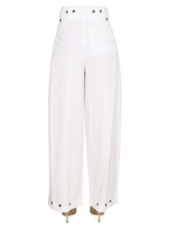 Bottega Veneta Pantaloni - Ivory | 48b0fd60d7b23e778fd8ab8dea532da453fa9893