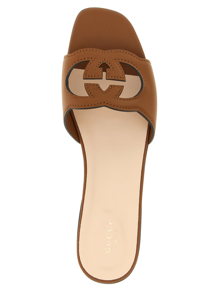 Gucci Gg Sandali - Marrone | a7a46460b80e4d11307a603f4df9e5a77363ea4d