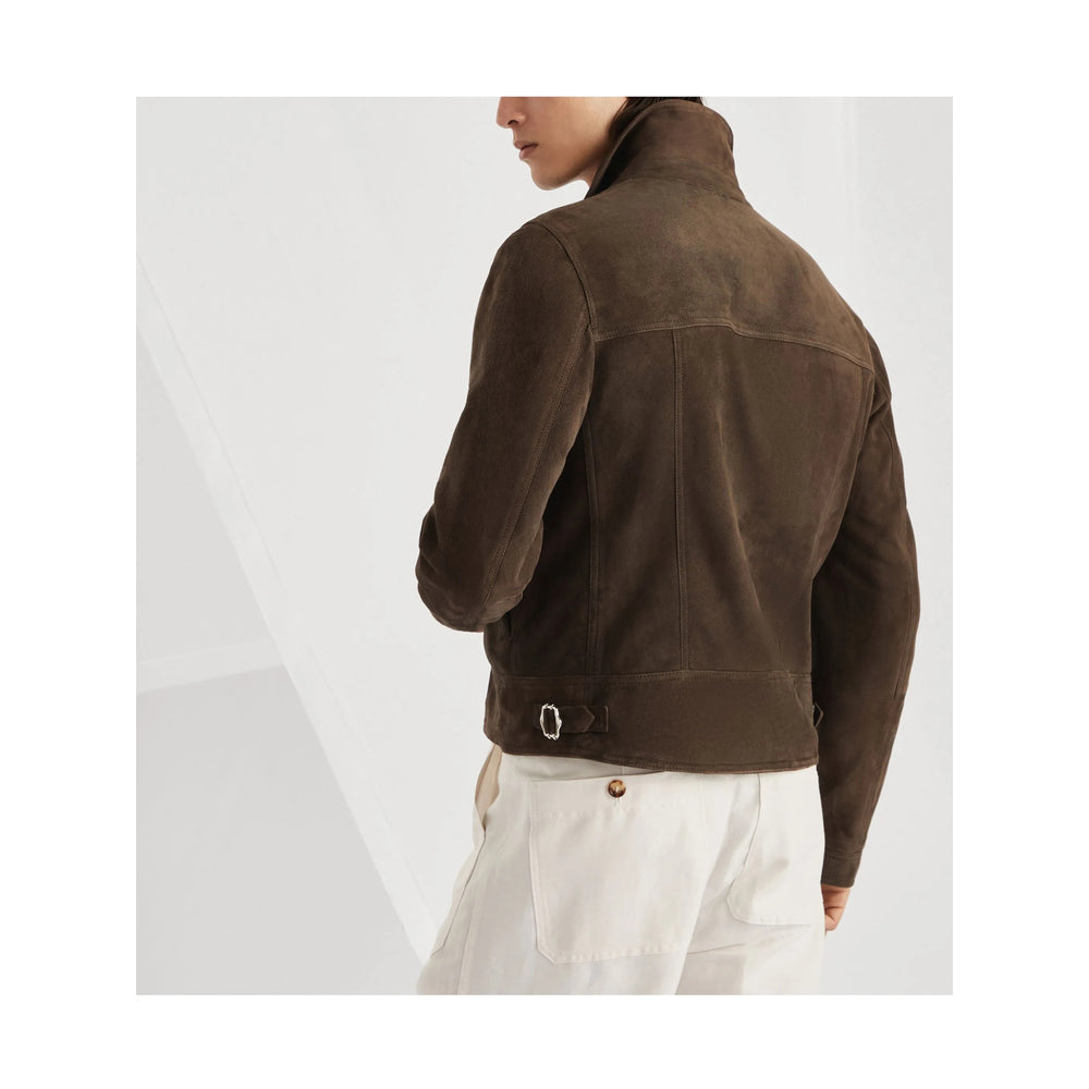 Brunello Cucinelli Leather Outerwears - Marrone | 062c897d8cda442357de17710d305526ddf5cc85