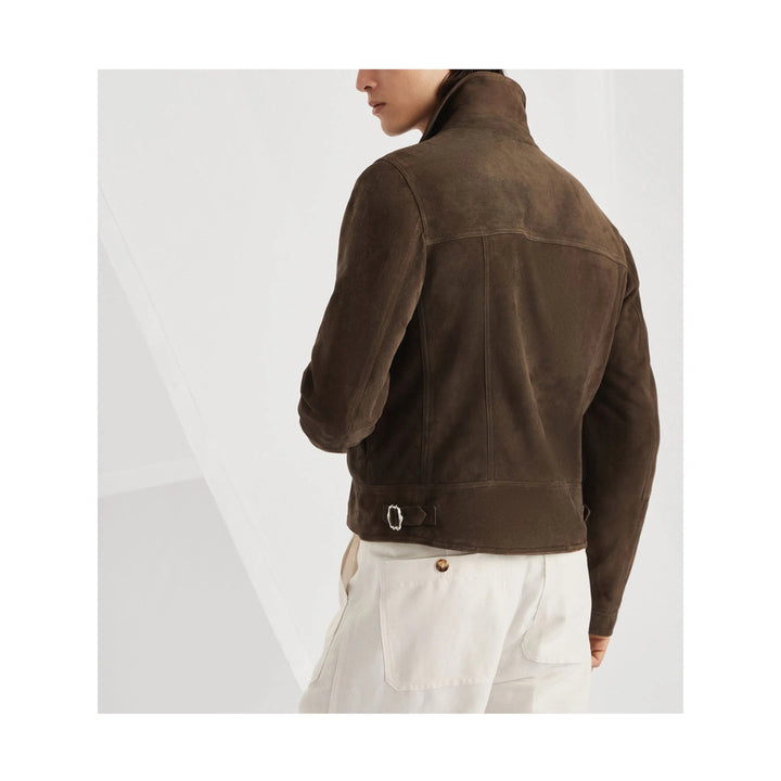 Brunello Cucinelli Leather Outerwears - Marrone | 062c897d8cda442357de17710d305526ddf5cc85