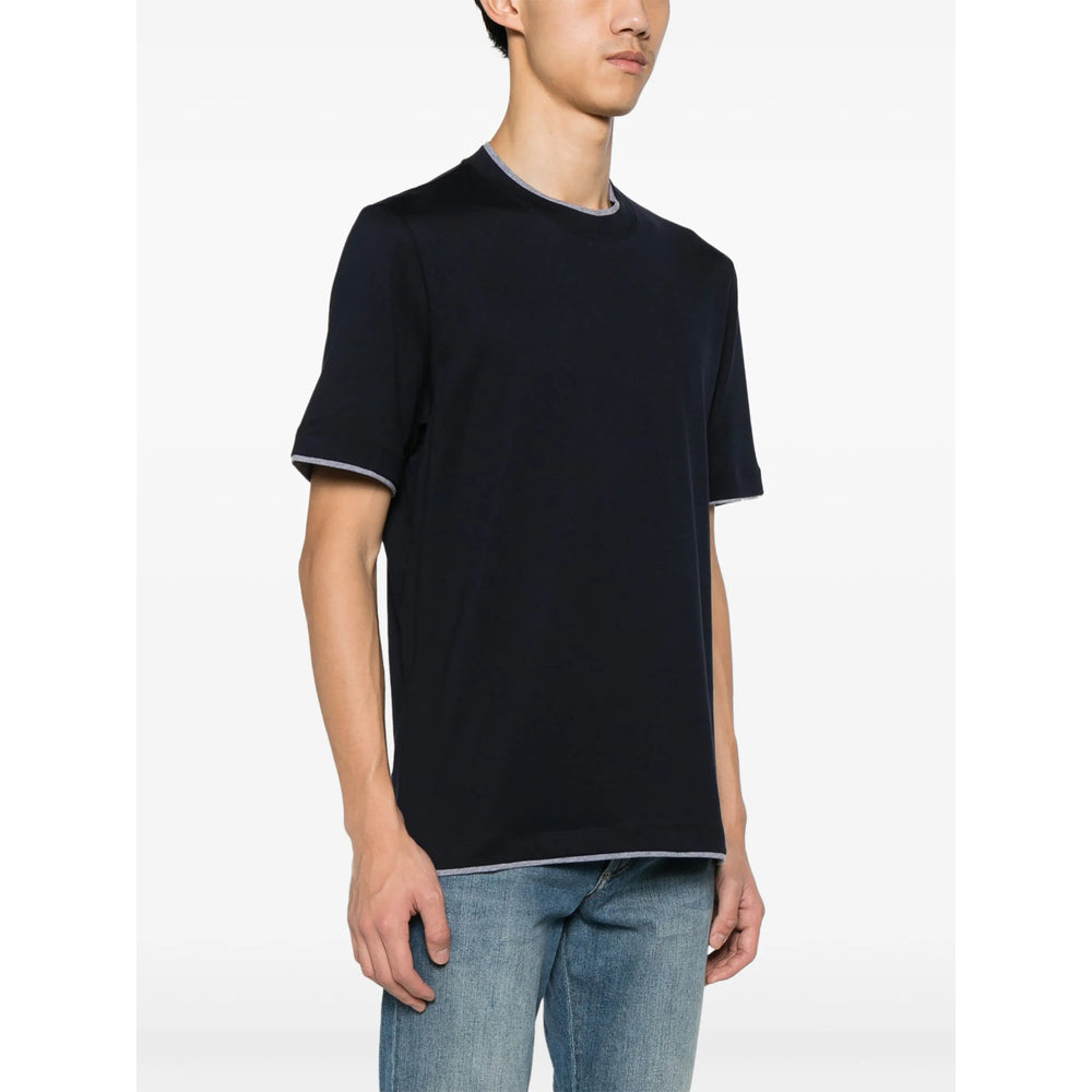 Brunello Cucinelli T Shirt - Blu | d8ca2de3f6c6fe6e1e0a6fdda64b30e3de006575