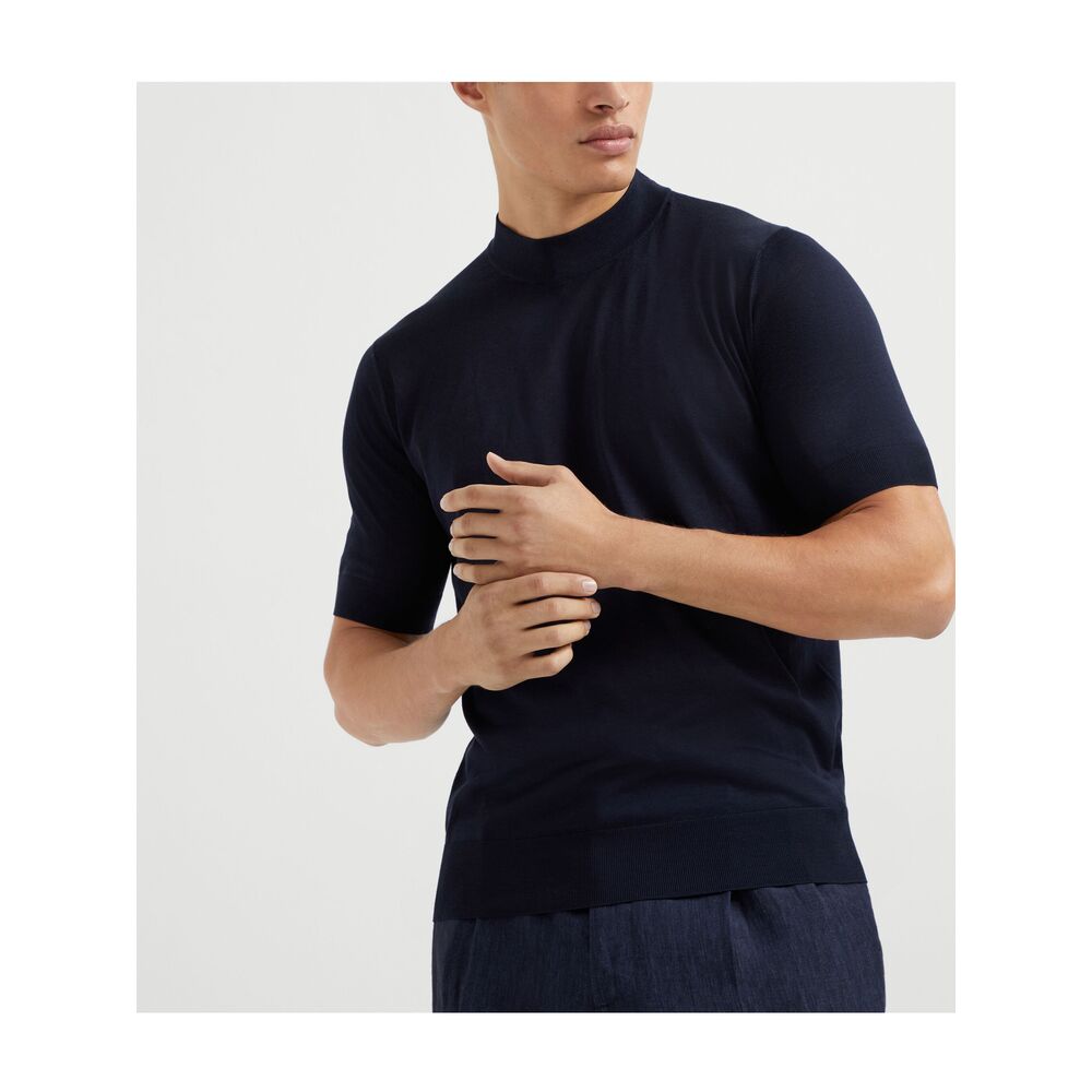 Brunello Cucinelli T Shirt - Blu | 7c88267107056e1ca953d5a370a7fea9f18d8d2d