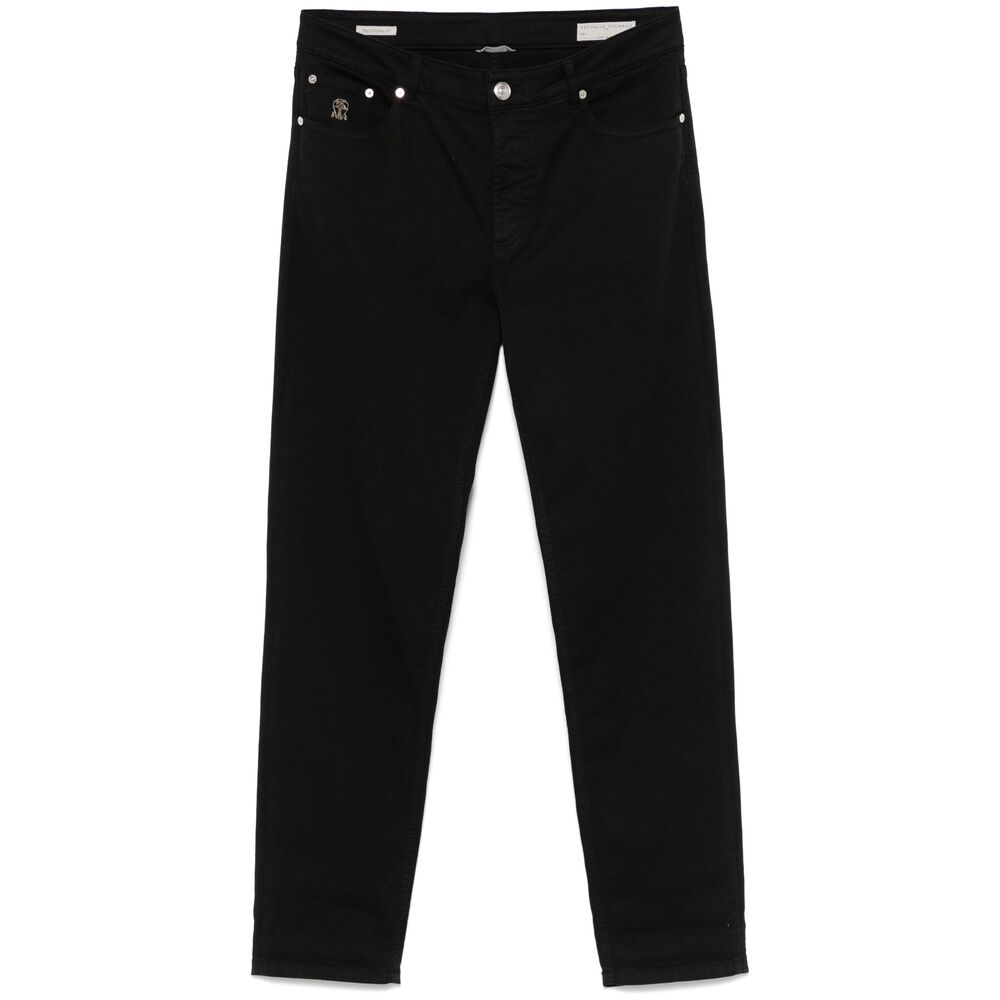 Brunello Cucinelli Jeans - Nero | a2e3e7c75db52cef0618e1f87b362f34565d088a