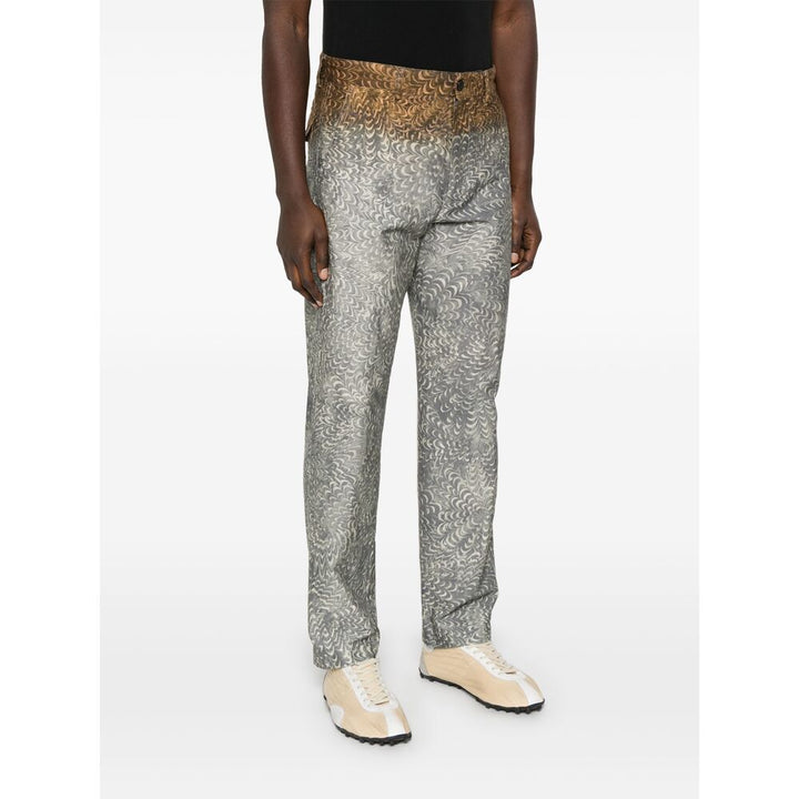 Dries Van Noten Pantaloni - Grigio, Marrone | c76c55ba7ac525c9cd00fd547335c7d840c88abc