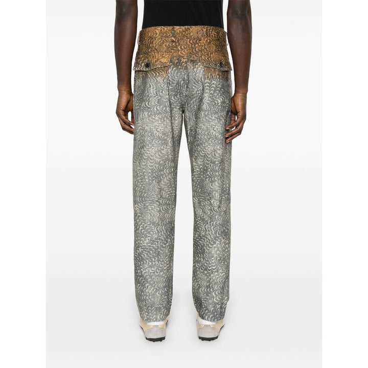 Dries Van Noten Pantaloni - Grigio, Marrone | d7200f832deccb6bbad9c527afcd29f858ca5b65