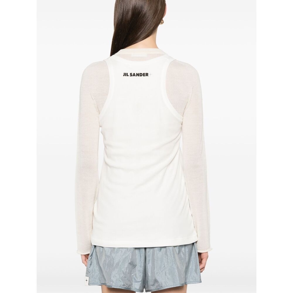Jil Sander Maglioni - Bianco | 4e8bae186cd14b8ed10288fcc0bc98ac1f2c7b8b