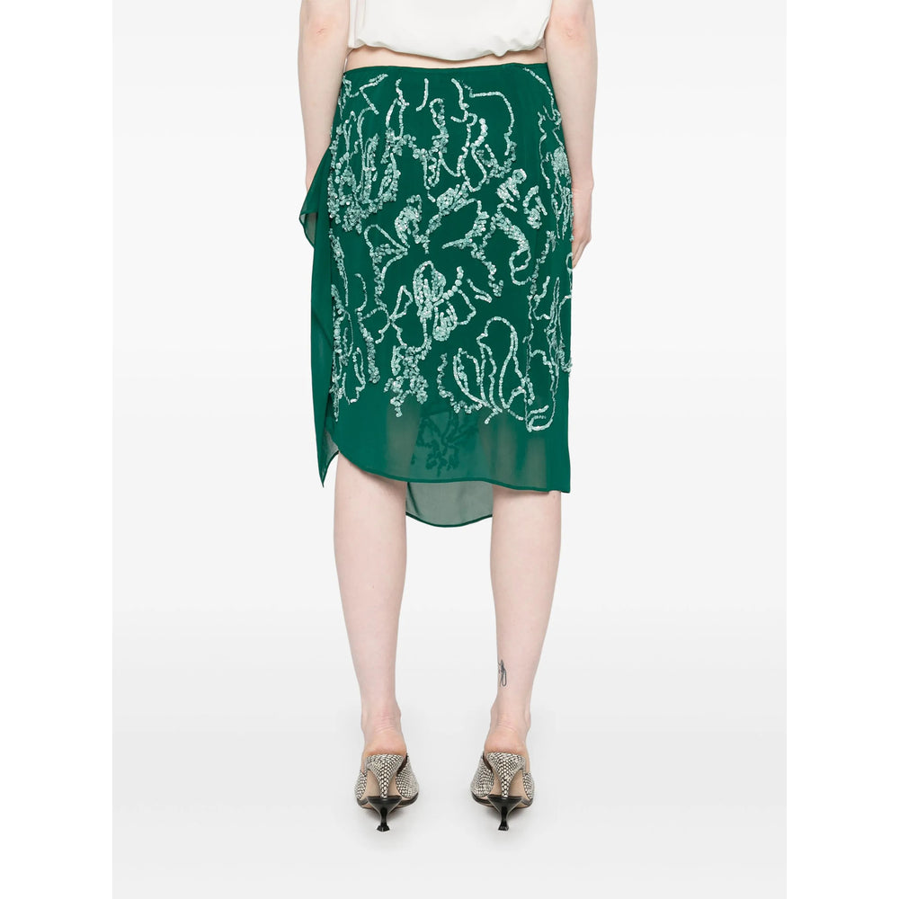 Dries Van Noten Gonne - Verde | 4c09605fa523451aa1b03b0d29a200875c847f4d