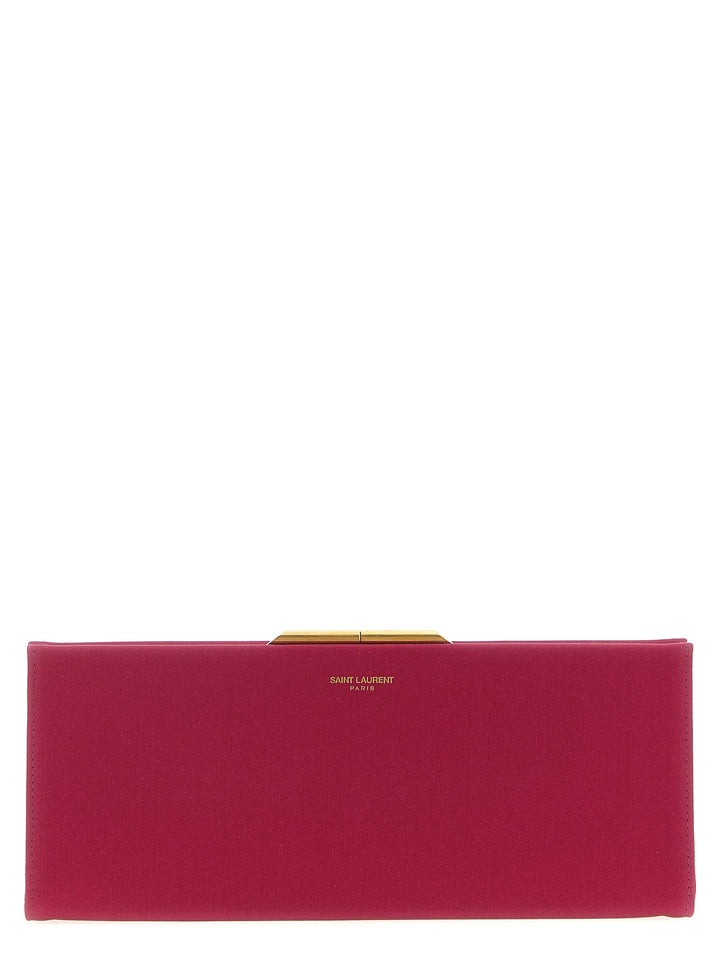 Saint Laurent Midnight Piccola Clutch - Fucsia | 721afc5eef66e562a8cb0bfb94c47ad62be173df