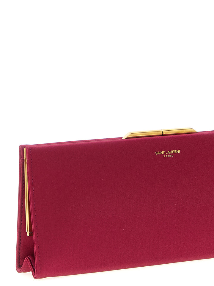 Saint Laurent Midnight Piccola Clutch - Fucsia | c00975b2666e7e0874e0b9dc7d7996dd0c0c0af2