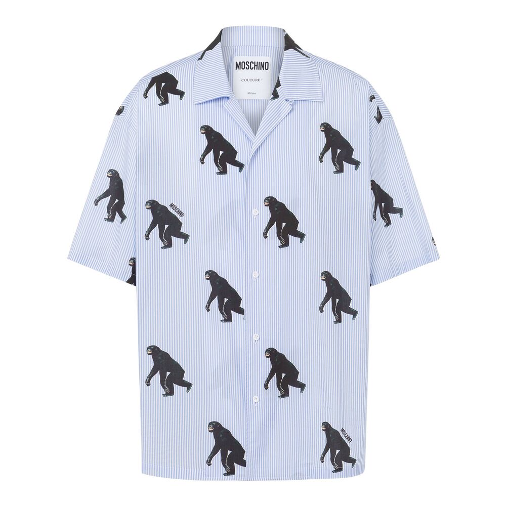 Moschino Camicie - Blu, Bianco | 451f4a5effb55958c4597acc3d203896367d569b