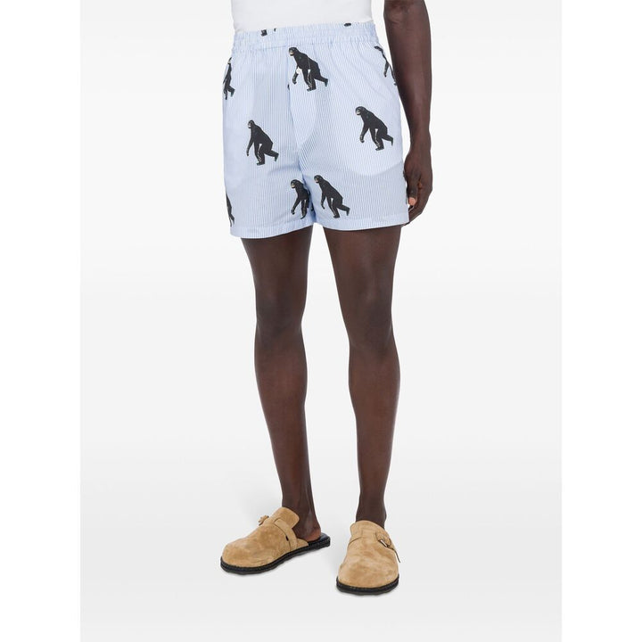 Moschino Pantaloni - Blu, Bianco | 75da2f13e18d766090417f6b71dfd375d682efdd