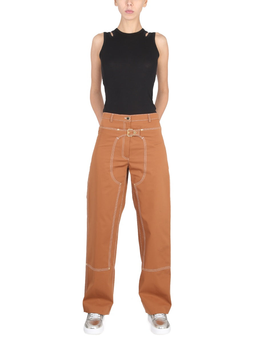 Stella Mccartney Pantaloni - Brown | 66ba7adbafdcae66df4b473280f7e1cf9f3ade4a