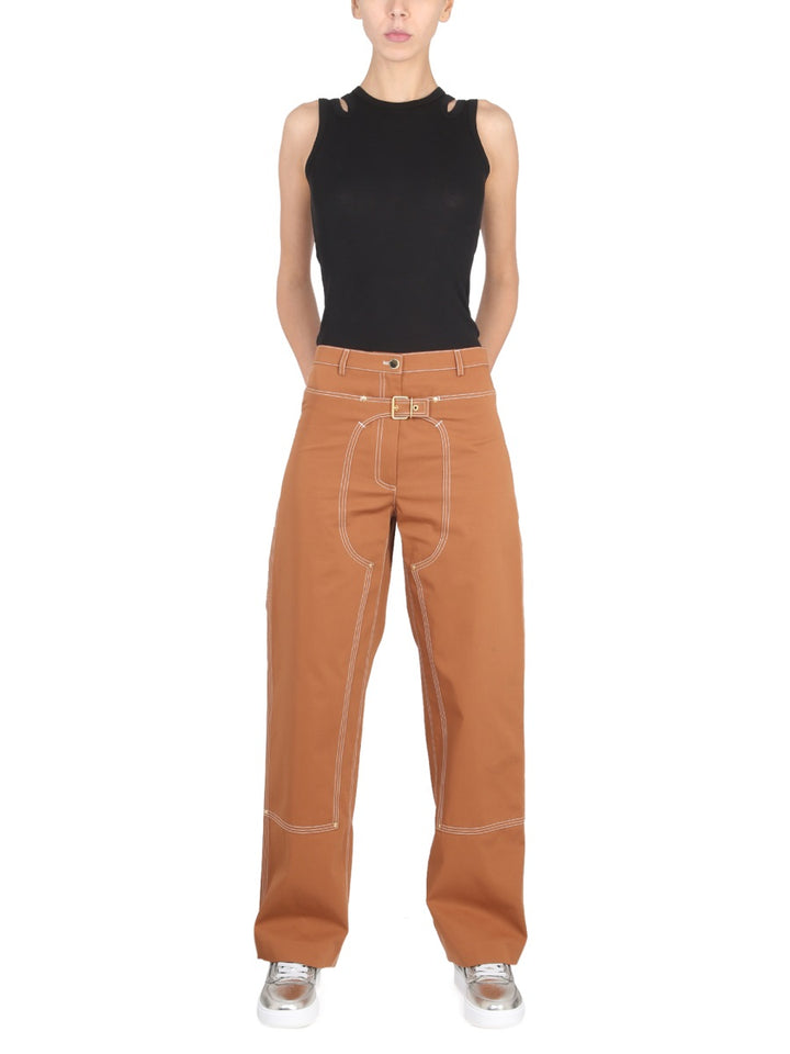 Stella Mccartney Pantaloni - Brown | 66ba7adbafdcae66df4b473280f7e1cf9f3ade4a