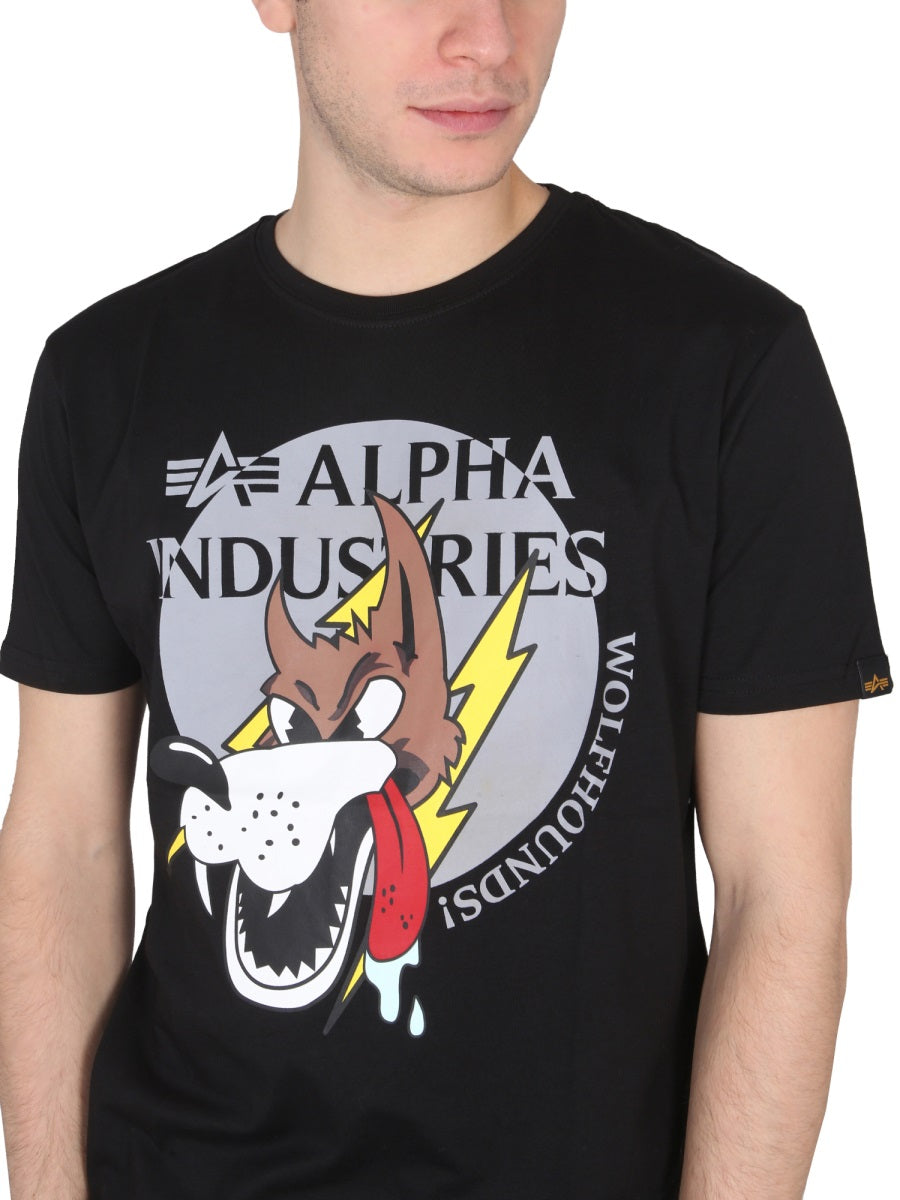 Alpha Industries T shirt - Nero | Wanan Luxury