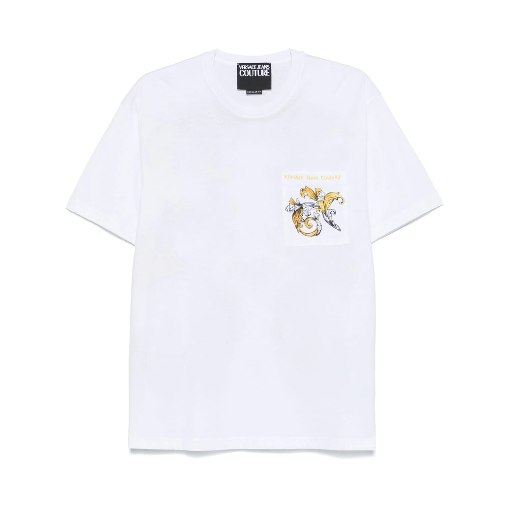 Versace Jeans Couture T Shirt - Bianco | 03a31a6780b95a7af6465bf3dde23d23801fc8c5