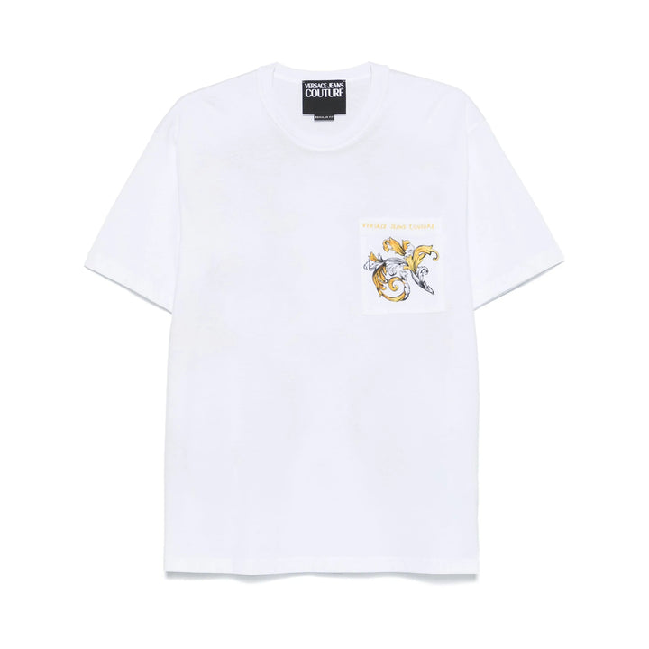 Versace Jeans Couture T Shirt - Bianco | 03a31a6780b95a7af6465bf3dde23d23801fc8c5