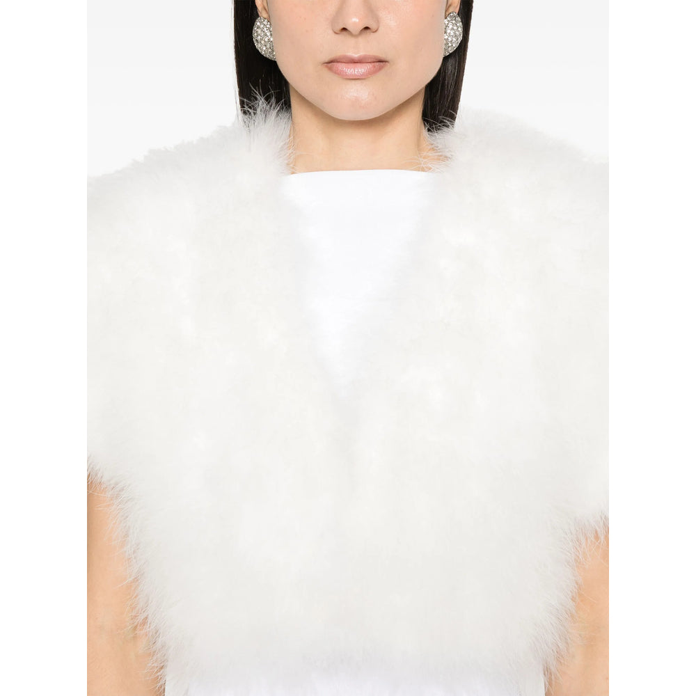 Yves Salomon Mantelle - Bianco | 12a3b29aa4c94396f9d63804320548a749cf1542
