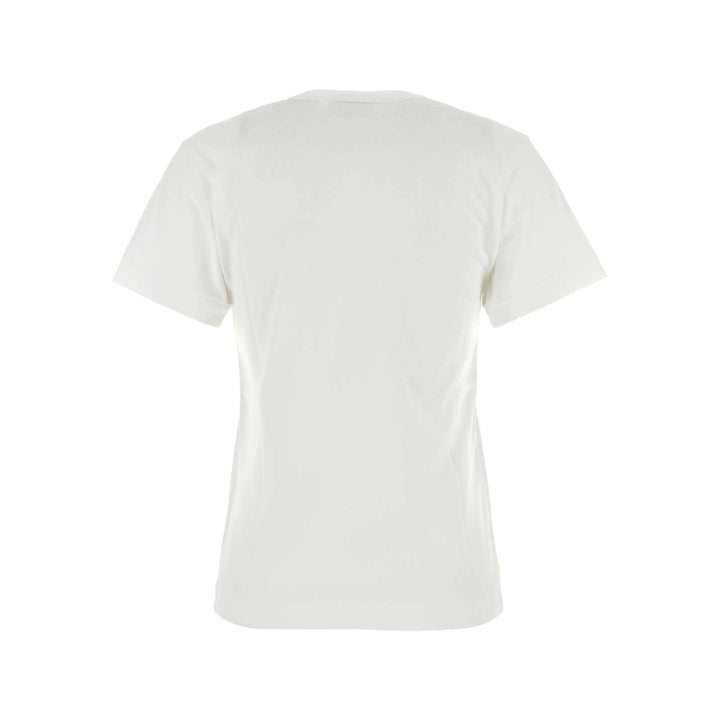 Comme Des GarÇOns Play T Shirt - Bianco | 6a754bf179dd9b4f6a8d7100e4942528c59e9847