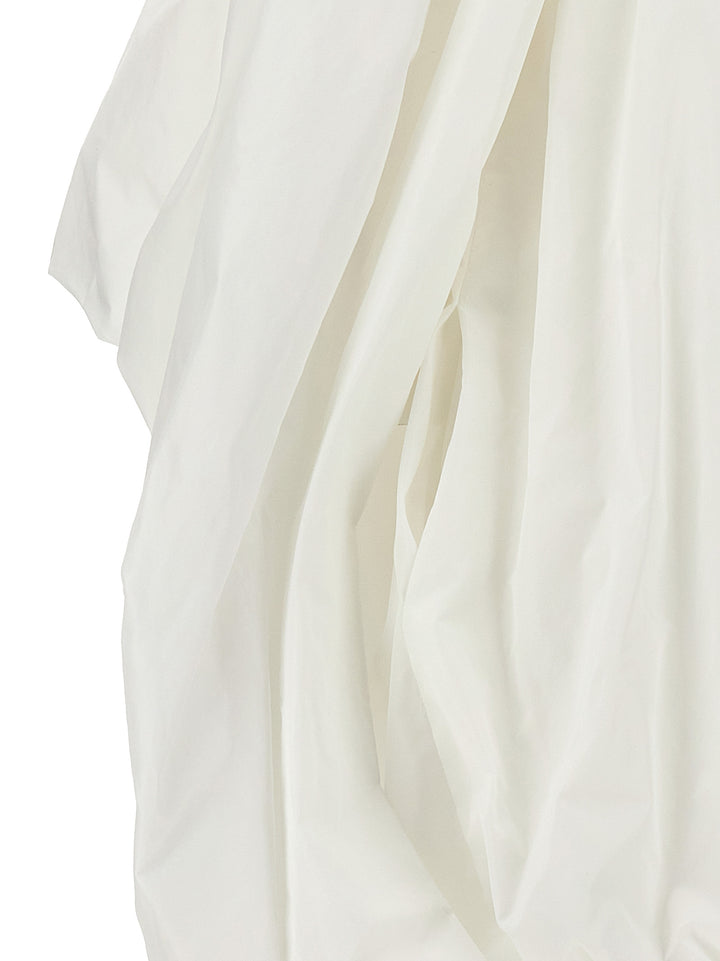 Short Cape Dress Abiti Bianco