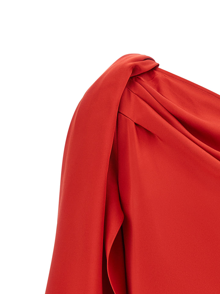 Stella Mccartney One-Shoulder Dress Abiti - Rosso | 30ac31489138c1fd696fe337b32fb5738665e0ae