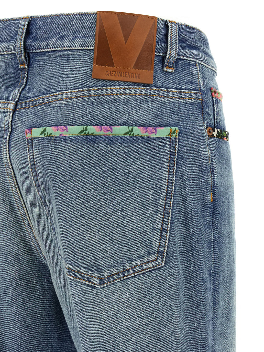 Valentino Garavani Valentino Garavani Floral Jeans - Blu | ac8f72c0b66a1c42a82302add8fb62ec0256df98