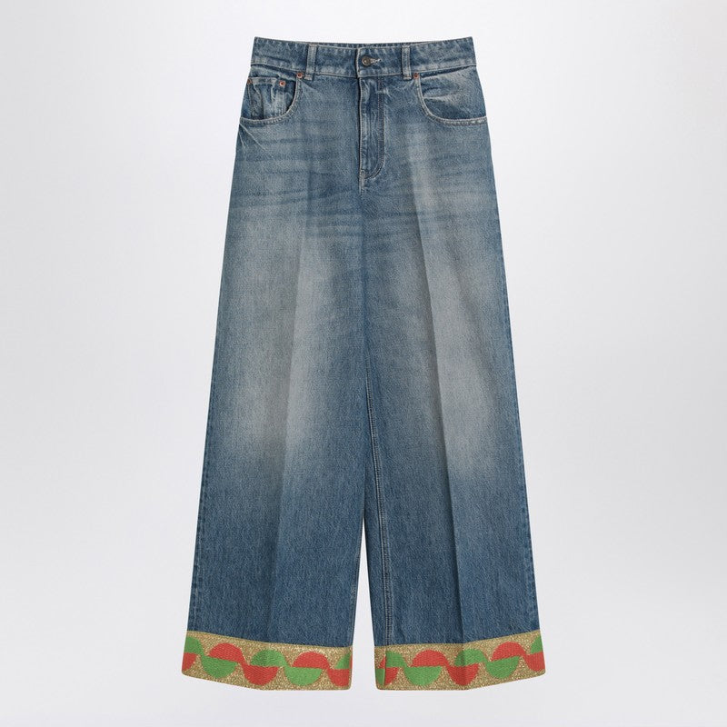Valentino Pantaloni - Blu | 5da870e1e1aed50bf7702988e5c9fe3698b95840