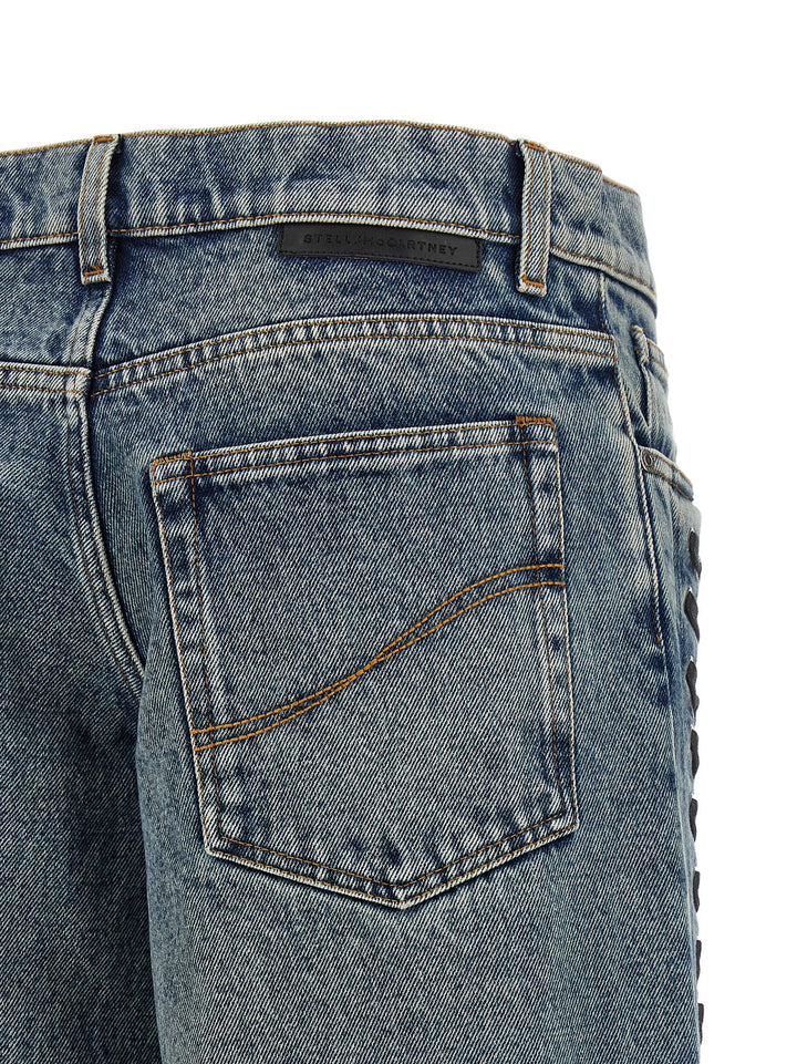 Stella Mccartney Lace-Up Jeans - Blu | dae1989807525d231529b663c4c42f5d7243f6cf