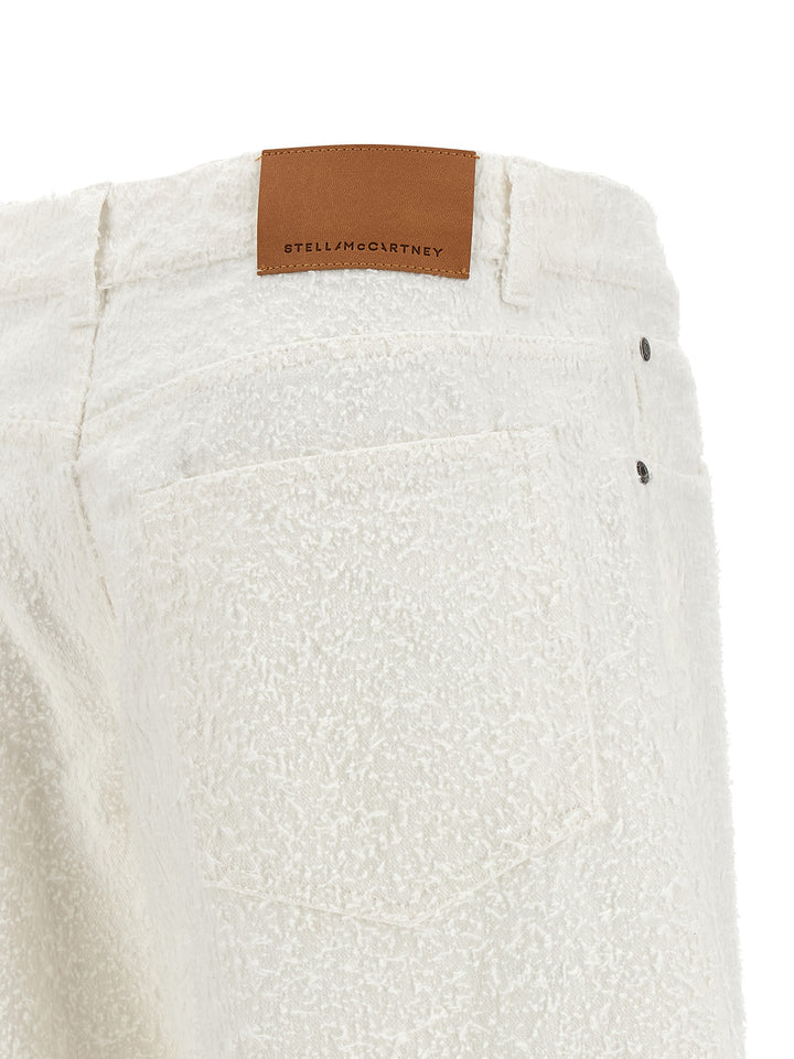 Stella Mccartney Boucle Jeans - Bianco | 7e21ba6caf4e1cba34cbe37a0e1097b3fb599f3c