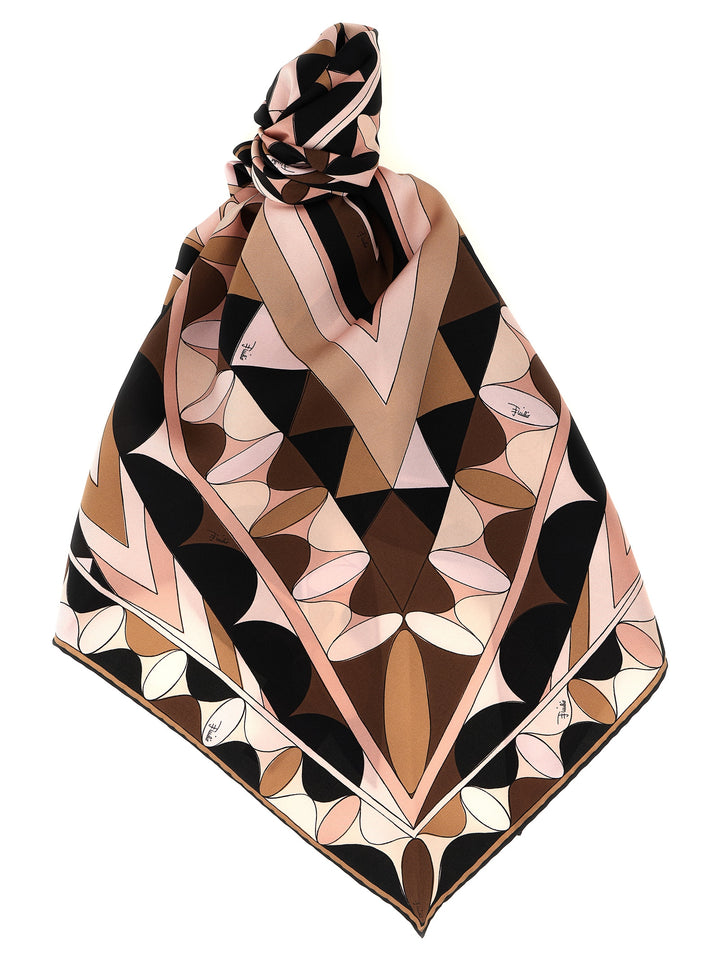 Emilio Pucci Triangle Scarf Sciarpe - Rosa | e91e703701653640a174736b27ba4cafd29fb40b