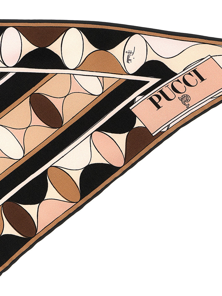 Emilio Pucci Triangle Scarf Sciarpe - Rosa | 020fc579d33d54be6bbce761f1ed35deb7efa95b