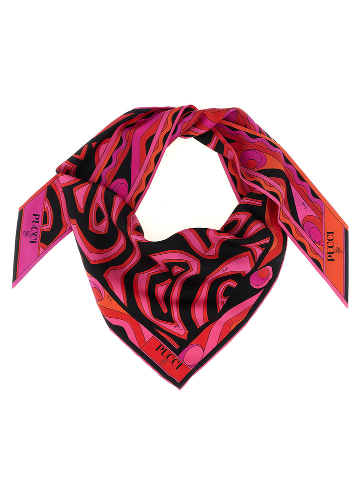 Emilio Pucci Triangle Scarf Sciarpe - Fucsia | 5a4ac6a7e1091261393efce878e63d237add5522