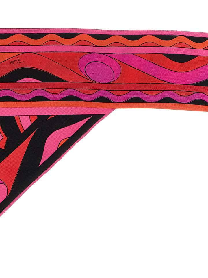Emilio Pucci Triangle Scarf Sciarpe - Fucsia | 9ae0d1a0601d1c1734c35ae4c9ad859f2ec6f91e