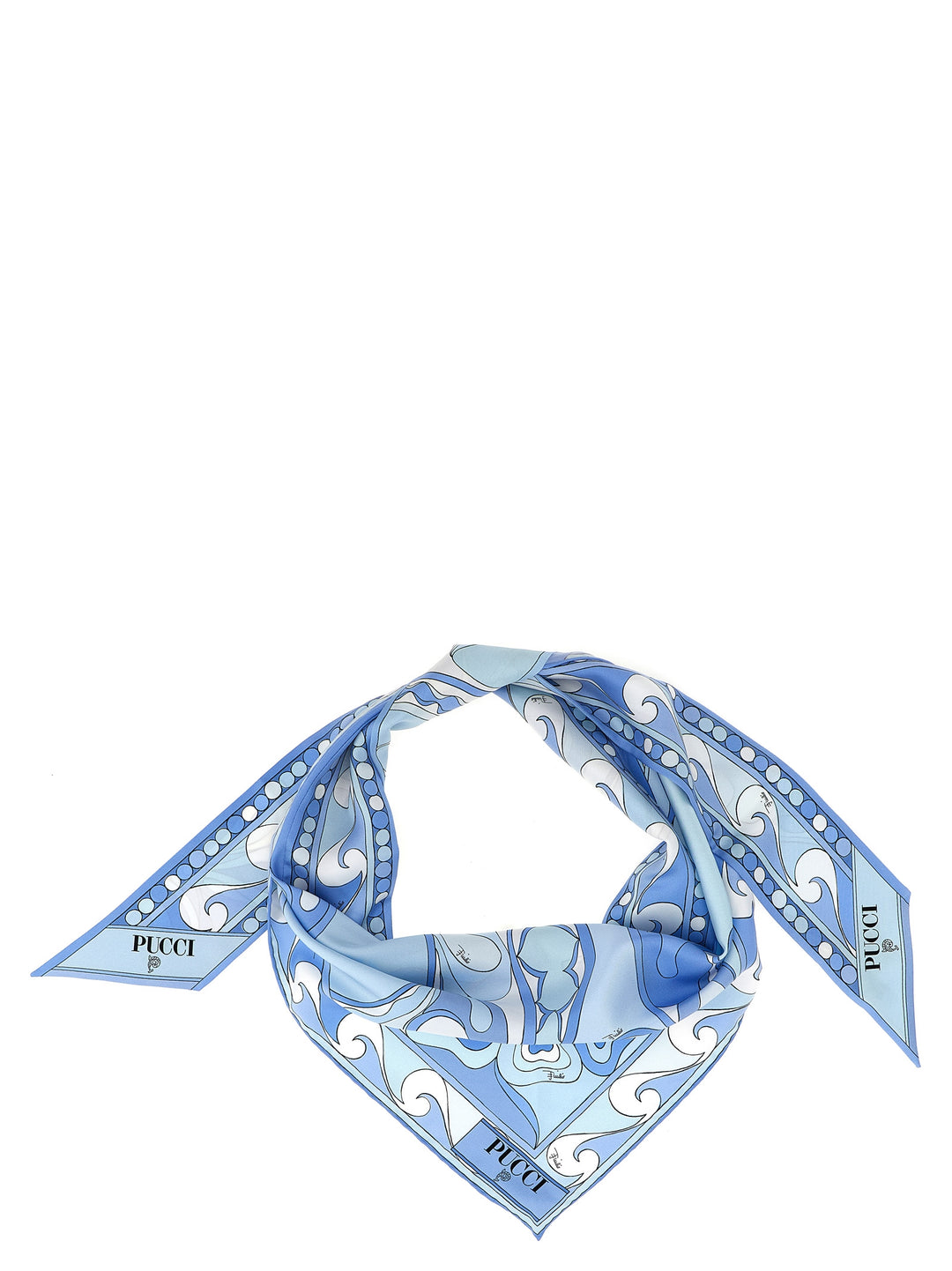 Emilio Pucci Bandeau Triangle Sciarpe - Celeste | a453903ca30c4da53a5cb543962df27cbccc54a7