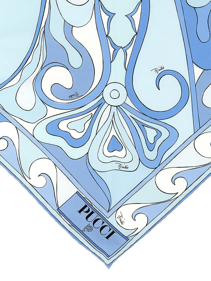 Emilio Pucci Bandeau Triangle Sciarpe - Celeste | 307f642ee4bf0509b485dfae9477455a8328ba72