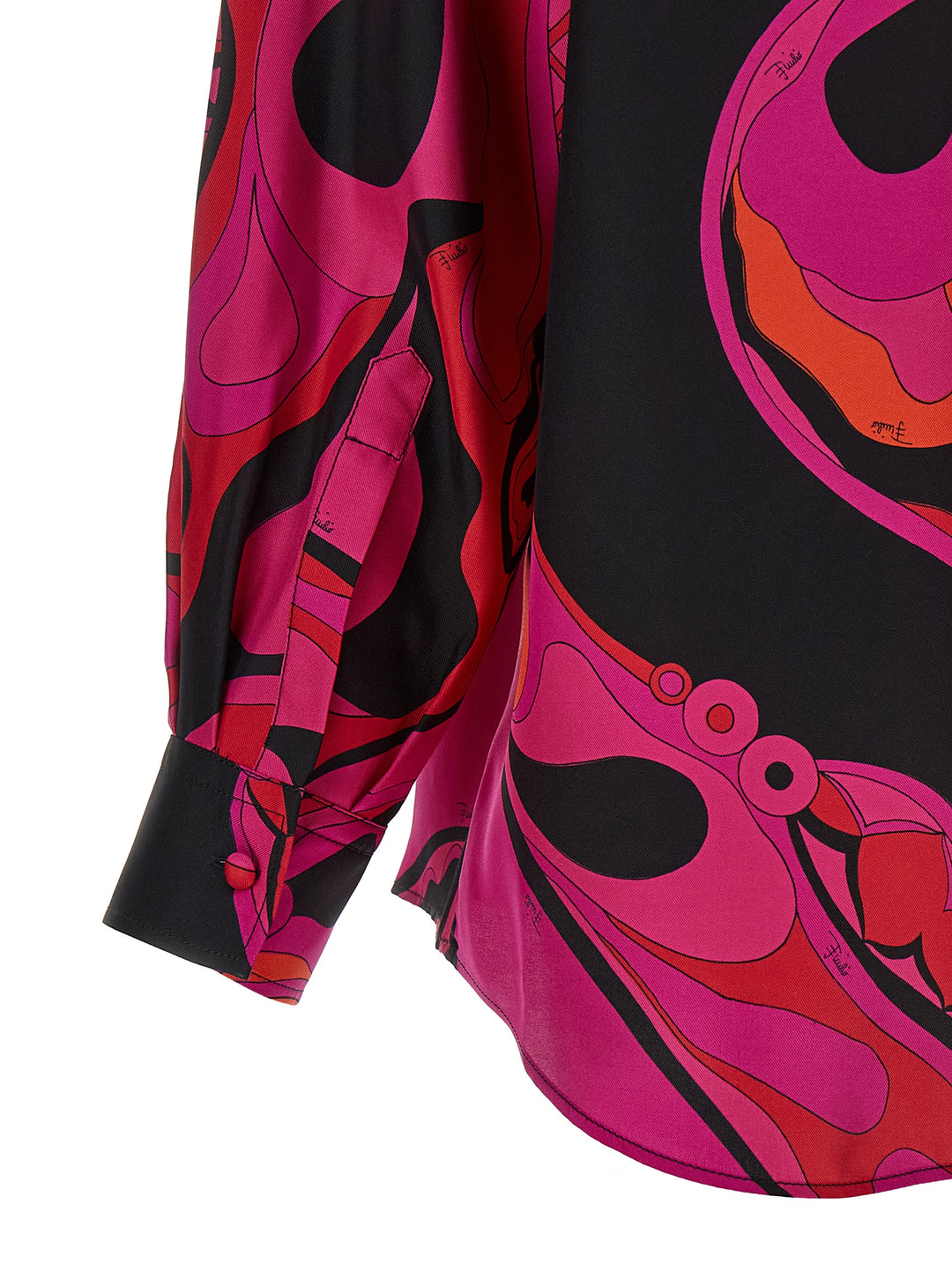 Emilio Pucci Patterned Silk Shirt Camicie - Fucsia | 068007c3165dd7a93c1f454b4e6b9e10767ed800