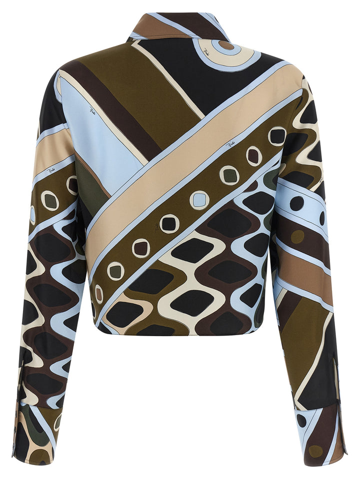 Emilio Pucci Twill Shirt Camicie - Multicolor | f16c54d27f3270f5bbfbb3fade49bf2086f85527