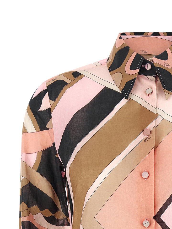 Emilio Pucci Vivara Camicie - Rosa | 40bf9ed43015901bf8192cd53492d29ee19da10a