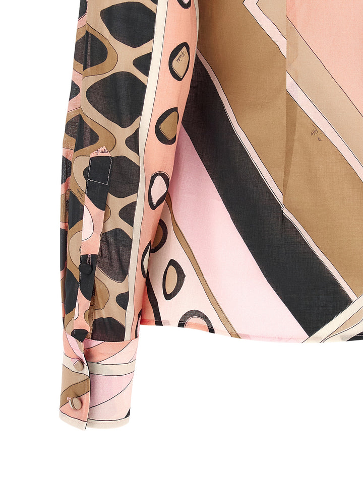 Emilio Pucci Vivara Camicie - Rosa | 59427fded3be45a85987bd6f9f54c313b8acde4b