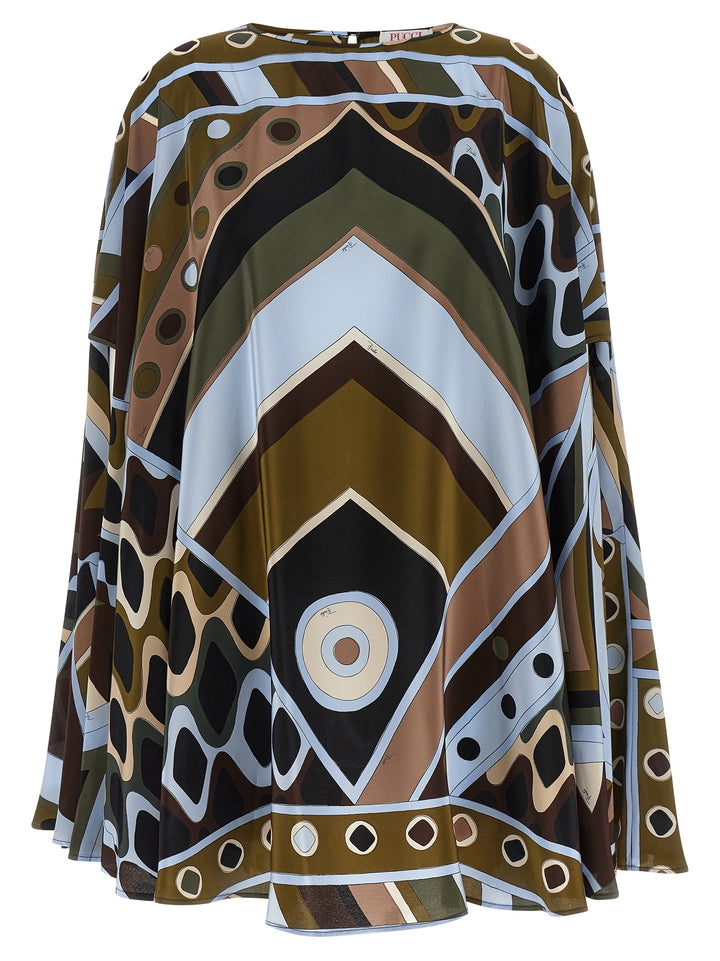 Emilio Pucci Short Kaftan Abiti - Multicolor | d4e1e0c546d0f7f8acc2f9f783bd697e32350bd8