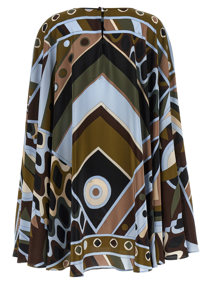 Emilio Pucci Short Kaftan Abiti - Multicolor | a22aeff9a425b5a61375e159d3f7cfed53179cda
