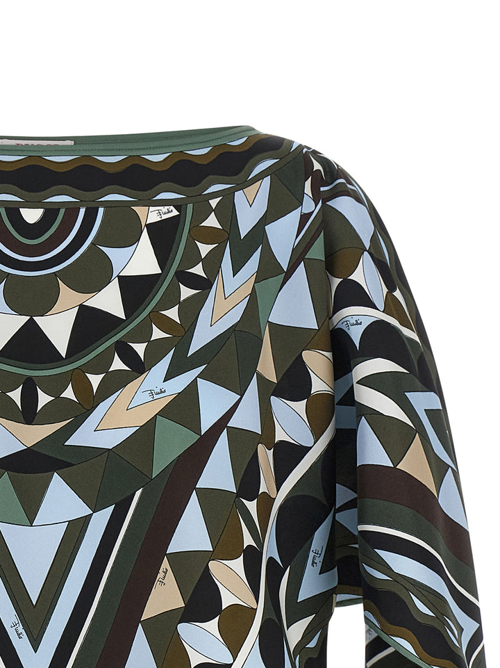 Emilio Pucci Manuba Top - Verde | 64c8cb4ac1719b54e215fb2de31f0fd09da6a1bd