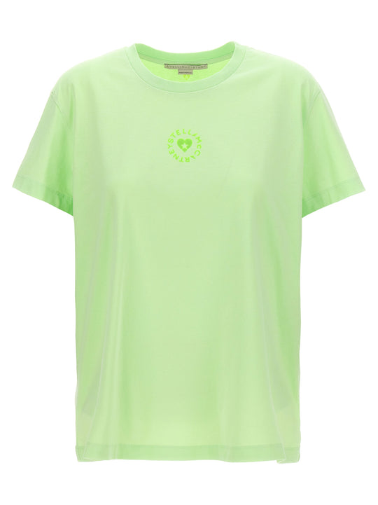 Iconic Mini Heart T Shirt Verde