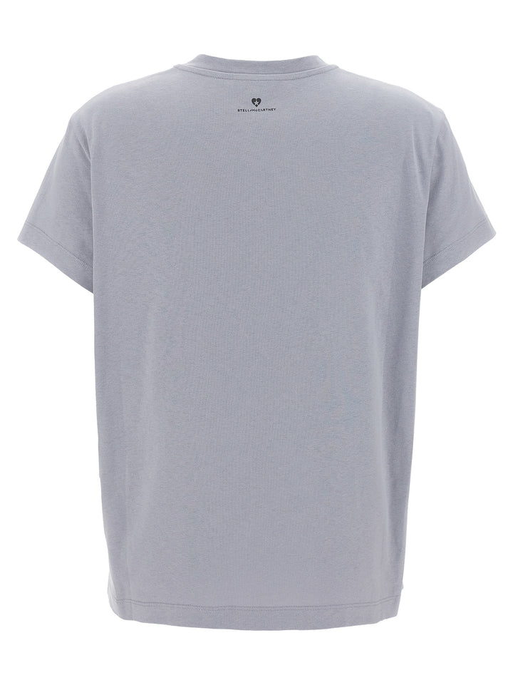 Stella Mccartney Lovestruck Logo T shirt - Celeste | 31dd0154b3ad584d14bc2a984708623c1a92e678