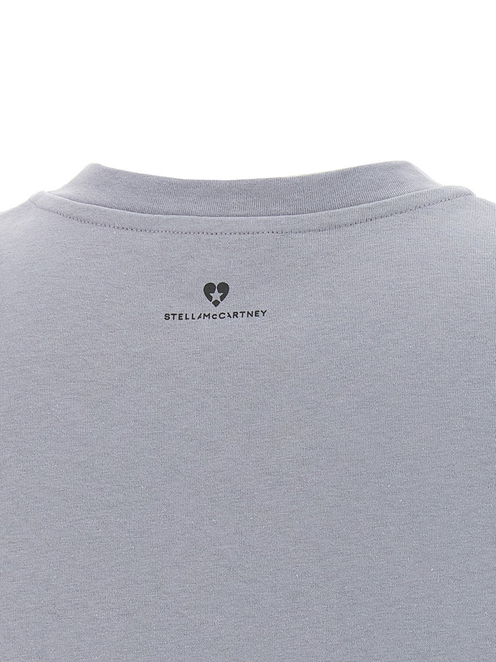 Stella Mccartney Lovestruck Logo T shirt - Celeste | 1775845fe23d374dc7dbac2d44d6627f3a63f147